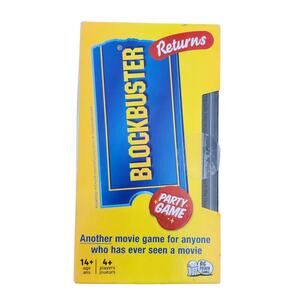 Blockbuster Returns Movie Trivia Card Party Game Sealed 2020 Big Potato VHS Case